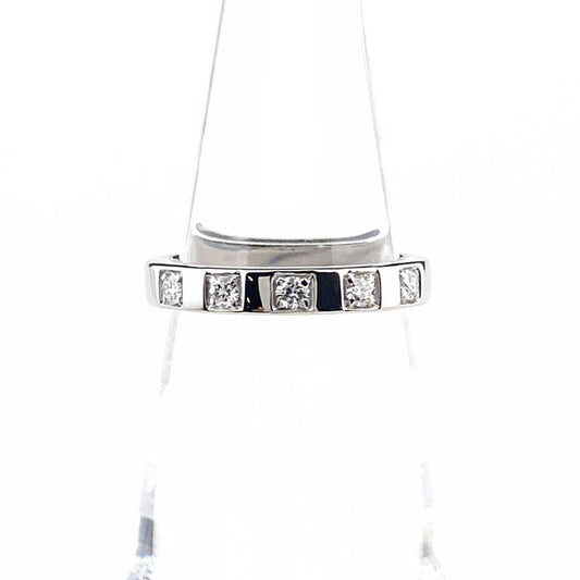 Bulgari Bvlgari Marie Mee Ring Platinum Ring Melee Diamond Ring Size 8 Pt950