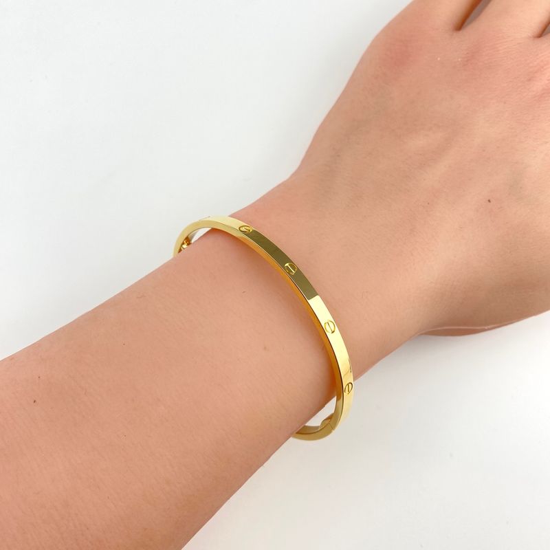 Cartier LOVE SM Bracelet YG Yellow Gold Bracelet 750 Ladies