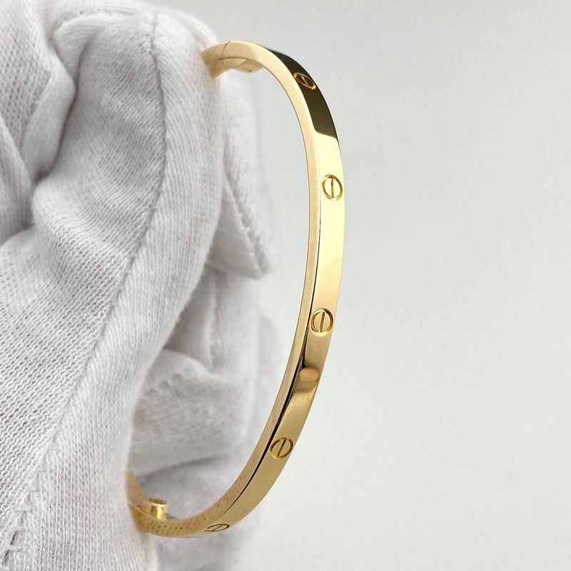 Cartier LOVE SM Bracelet YG Yellow Gold Bracelet 750 Ladies