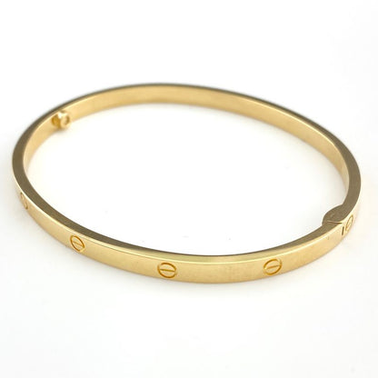 Cartier LOVE SM Bracelet YG Yellow Gold Bracelet 750 Ladies