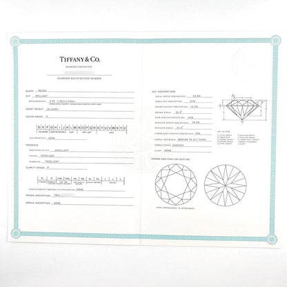 Tiffany & Co Tiffany & Co Diamond Design Earrings Platinum Earrings Pt950