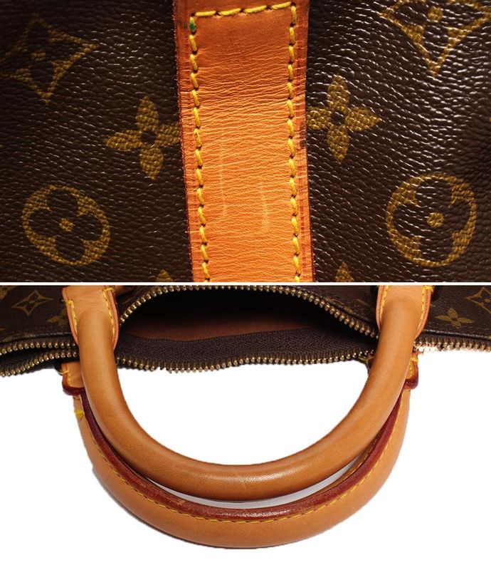 Louis Vuitton 2way Boston Bag Shoulder Bag Crossbody Monogram Keepall Bandoliere