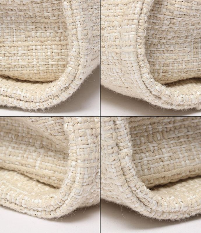 Chanel Tote Shoulder Bag Shoulder Bag Tweed Gold Hardware Deauville MM Women