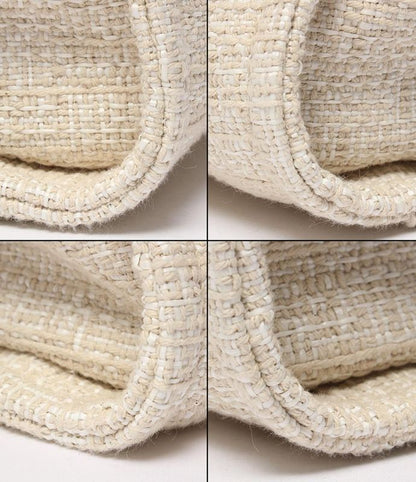 Chanel Tote Shoulder Bag Shoulder Bag Tweed Gold Hardware Deauville MM Women