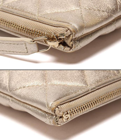 Chanel Clutch Bag Matelasse Lambskin Gold Hardware Women Chanel