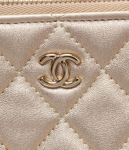 Chanel Clutch Bag Matelasse Lambskin Gold Hardware Women Chanel