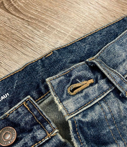 Celine Denim Pants Washed Damaged Mid Rise Cart Jeans 2n574967w Men's SIZE 29