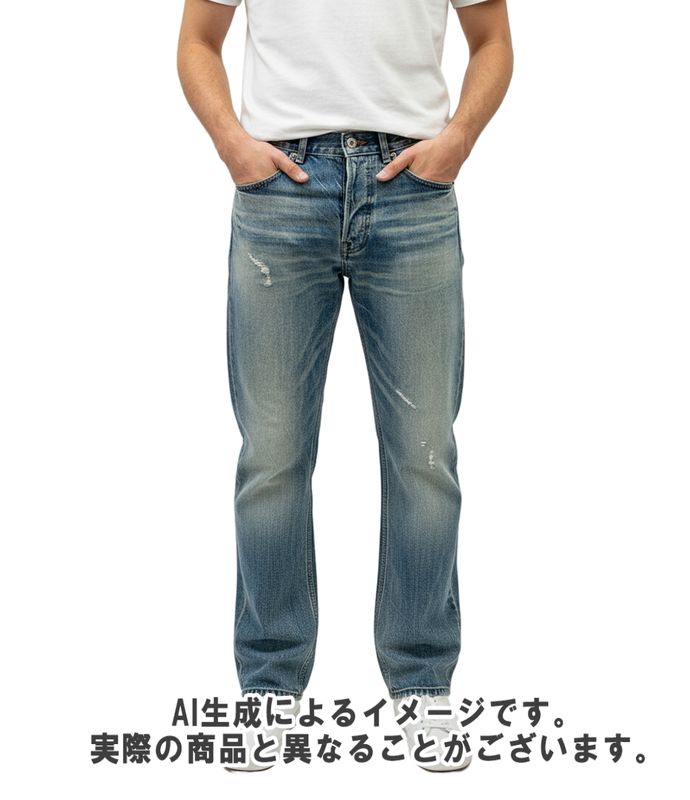 Celine Denim Pants Washed Damaged Mid Rise Cart Jeans 2n574967w Men's SIZE 29