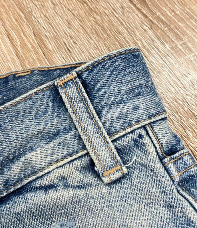 Celine Denim Pants Washed Damaged Mid Rise Cart Jeans 2n574967w Men's SIZE 29