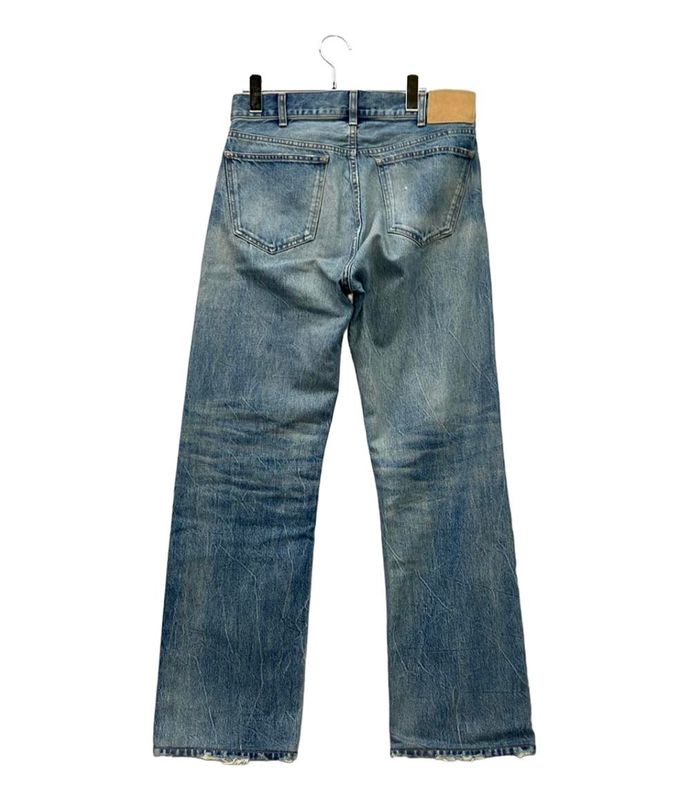 Celine Denim Pants Washed Damaged Mid Rise Cart Jeans 2n574967w Men's SIZE 29