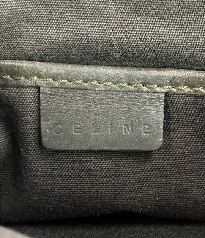 Celine Handbag Suede Leather C Macadam Women's Celine