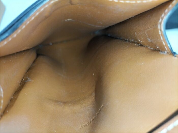 Celine Triomphe Vertical Mobile Pouch PVC Black Brown 10j092dqb