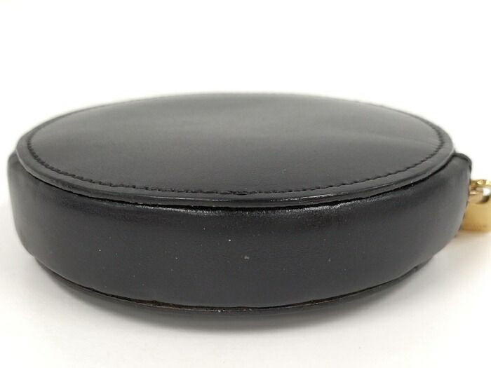 Celine Coin Case Calf Leather Black