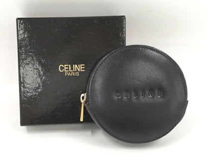 Celine Coin Case Calf Leather Black