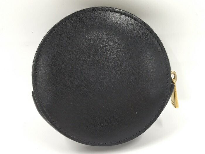 Celine Coin Case Calf Leather Black