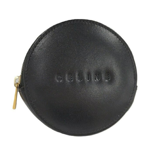 Celine Coin Case Calf Leather Black