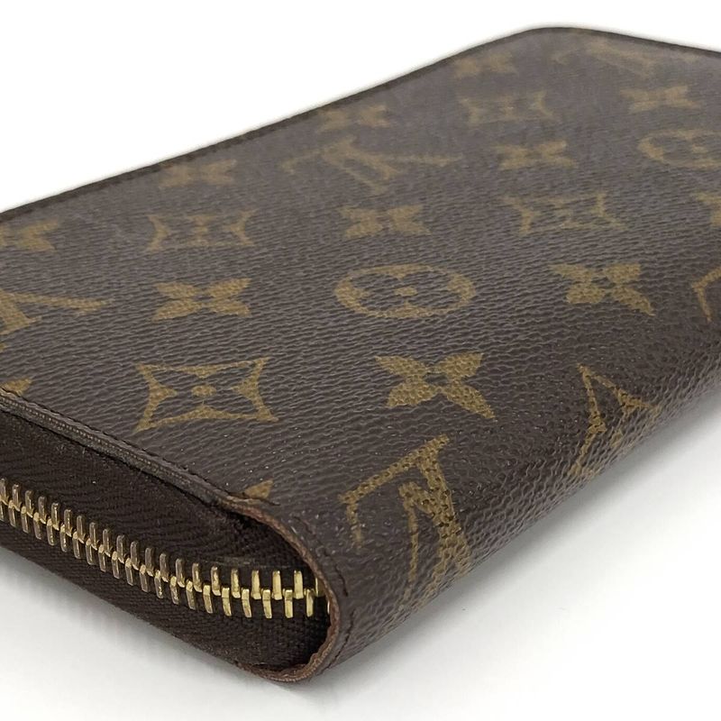 Louis Vuitton Round Zipper Long Wallet Monogram Zippy Wallet M60017