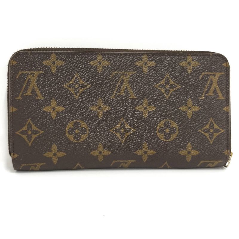 Louis Vuitton Round Zipper Long Wallet Monogram Zippy Wallet M60017