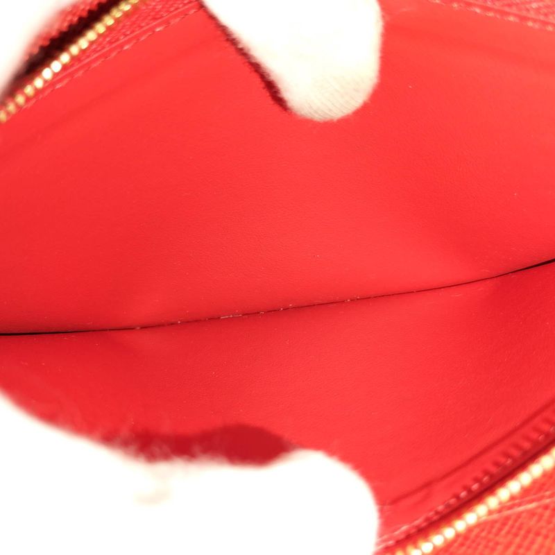 Louis Vuitton Portefeuille Sarah Long Fold Wallet Monogram Coquelicot M62236