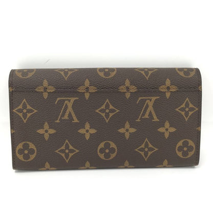 Louis Vuitton Portefeuille Sarah Long Fold Wallet Monogram Coquelicot M62236