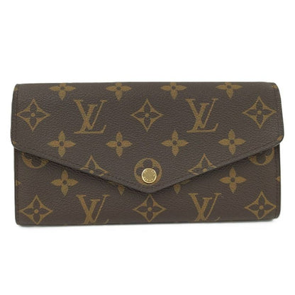 Louis Vuitton Portefeuille Sarah Long Fold Wallet Monogram Coquelicot M62236
