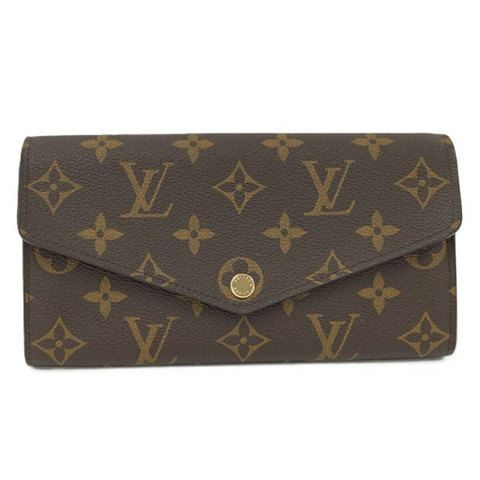 Louis Vuitton Portefeuille Sarah Long Fold Wallet Monogram Coquelicot M62236