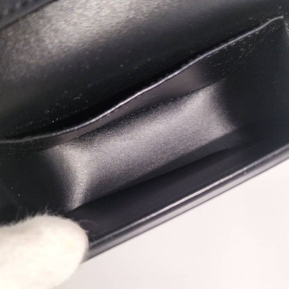 Celine Miniclaude Shoulder Bag Triomphe Leather Black 10i513