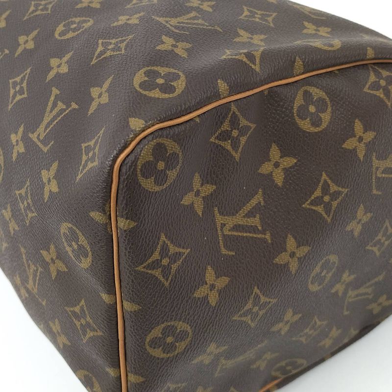 Louis Vuitton Speedy 35 Mini Boston Bag Monogram Brown M41524