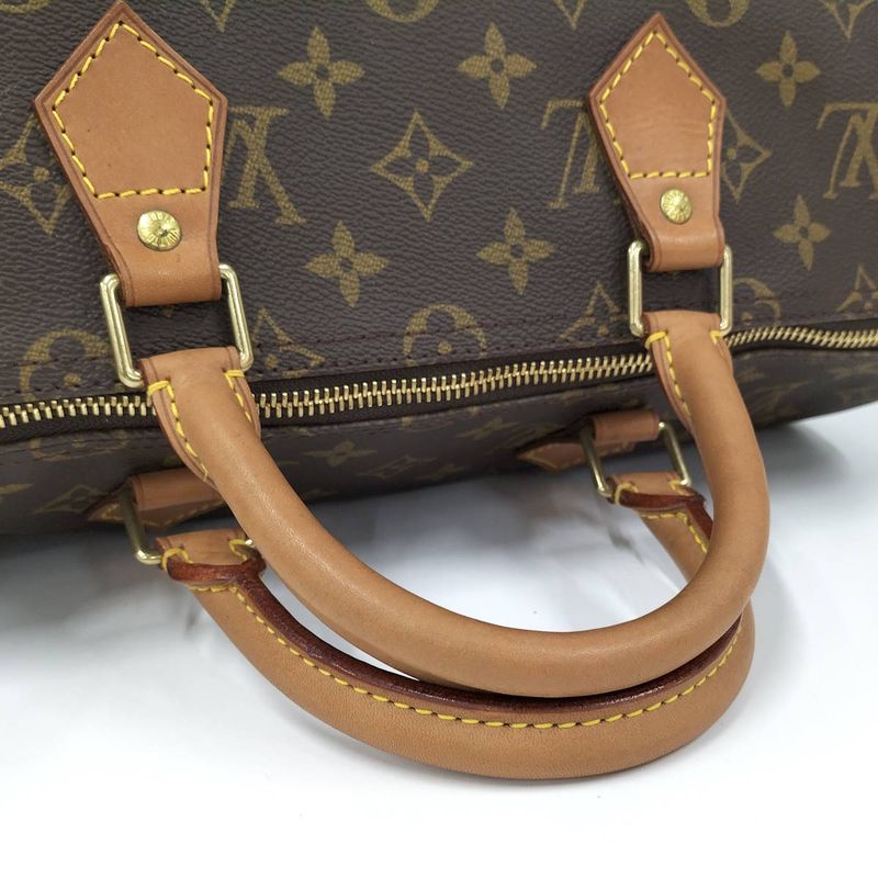 Louis Vuitton Speedy 35 Mini Boston Bag Monogram Brown M41524