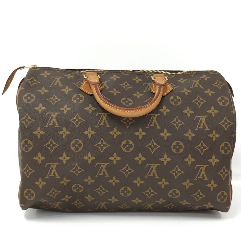 Louis Vuitton Speedy 35 Mini Boston Bag Monogram Brown M41524
