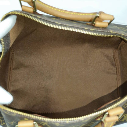 Louis Vuitton Speedy 35 Mini Boston Bag Monogram Brown M41524