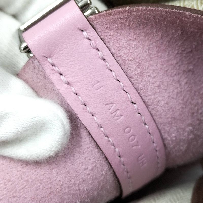 Hermes Picotin Lock PM Handbag Leather Pink Engraved U