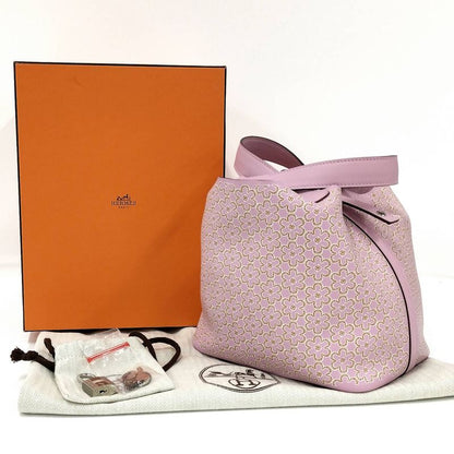Hermes Picotin Lock PM Handbag Leather Pink Engraved U