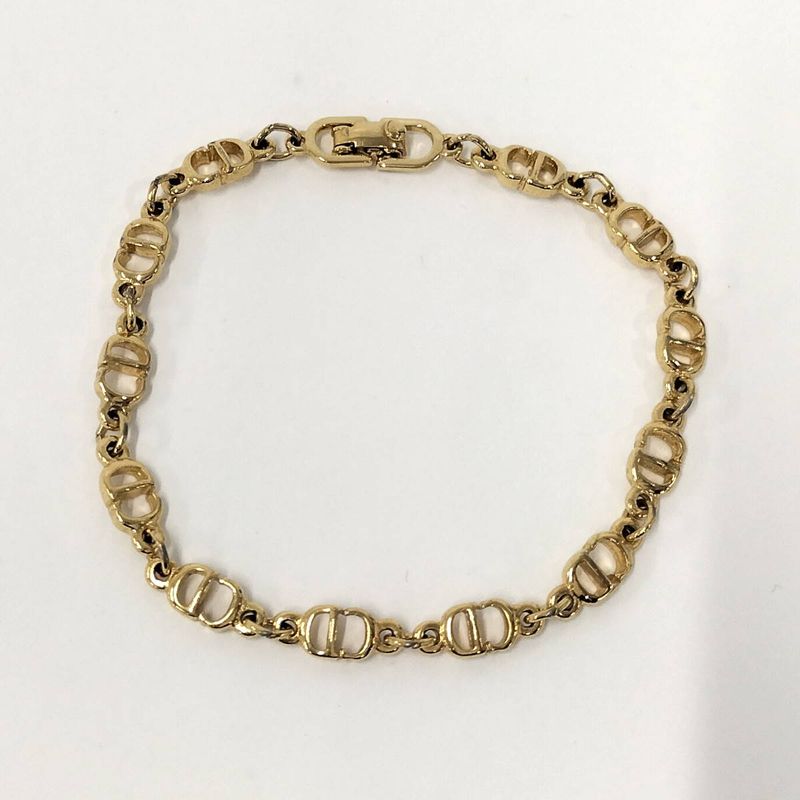 Christian Dior Bracelet CD Logo Gold Plated