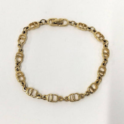 Christian Dior Bracelet CD Logo Gold Plated