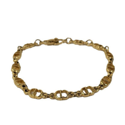 Christian Dior Bracelet CD Logo Gold Plated