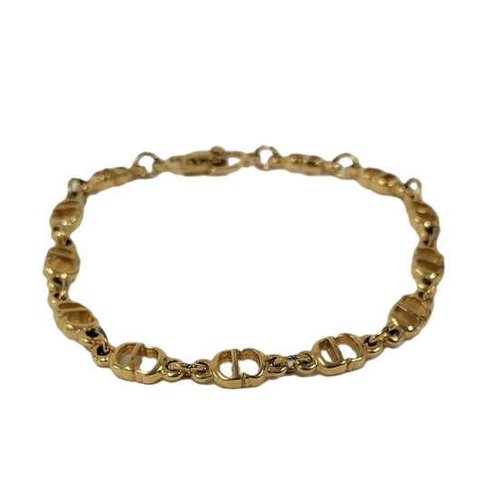 Christian Dior Bracelet CD Logo Gold Plated