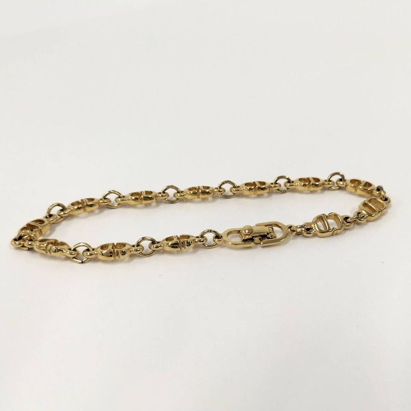 Christian Dior Bracelet CD Logo Gold Plated