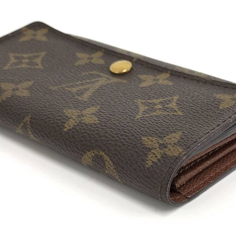Louis Vuitton Bifold Wallet Portmonnais Zip Monogram M61735