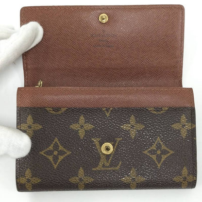 Louis Vuitton Bifold Wallet Portmonnais Zip Monogram M61735