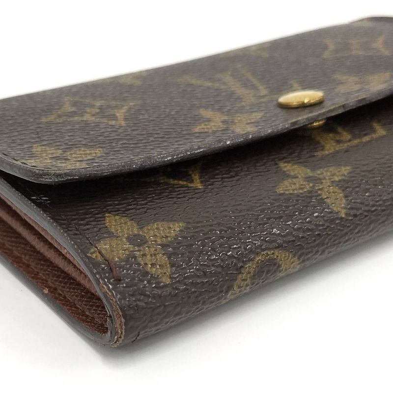Louis Vuitton Bifold Wallet Portmonnais Zip Monogram M61735