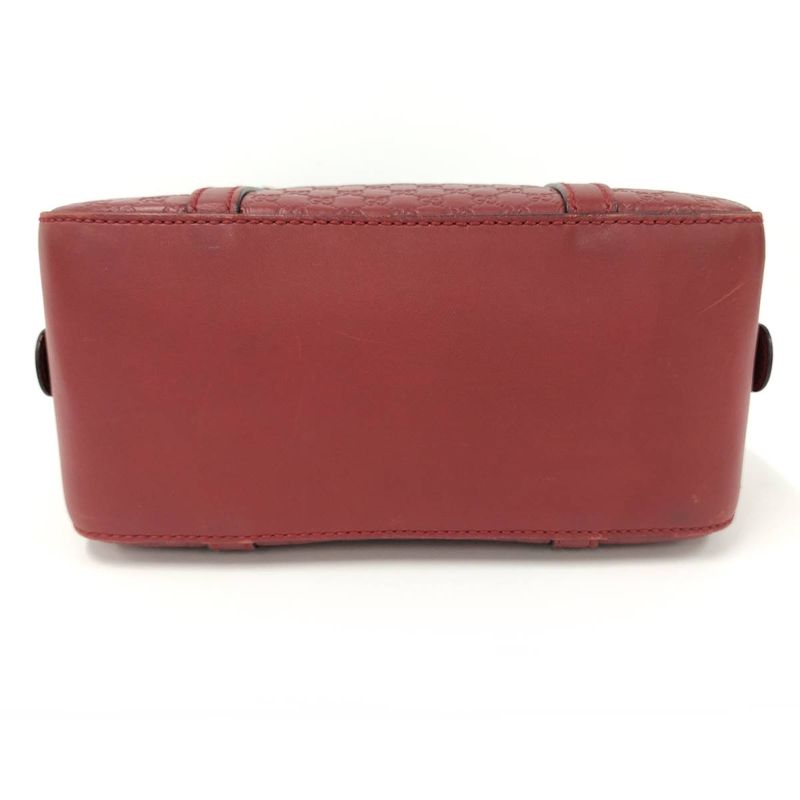Gucci 2WAY Shoulder Bag Guccissima Leather Red 510289