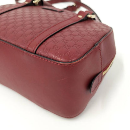 Gucci 2WAY Shoulder Bag Guccissima Leather Red 510289