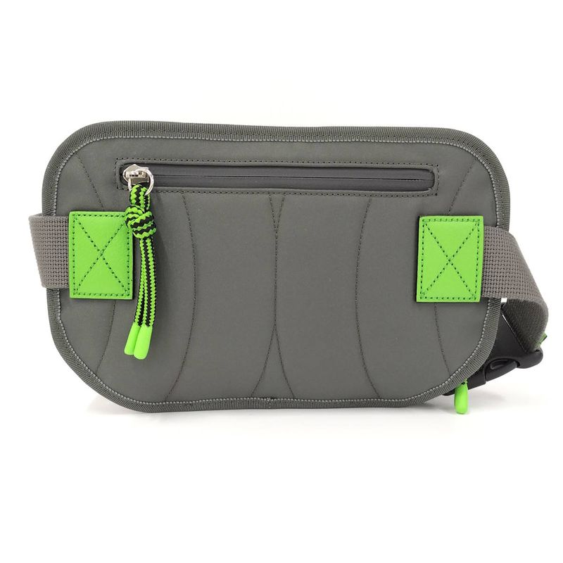 Gucci Belt Bag Body Bag GG Nylon Gray Red 752102