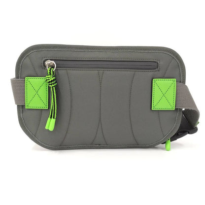 Gucci Belt Bag Body Bag GG Nylon Gray Red 752102