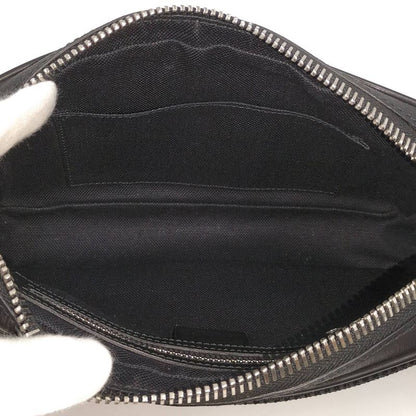 Gucci Belt Bag Waist Bag GG Supreme PVC Leather Black 474293