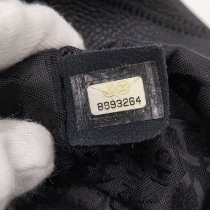 Chanel Handbag Chocobar Leather Black