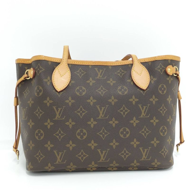 Louis Vuitton Neverfull PM Tote Bag Monogram Brown M40155