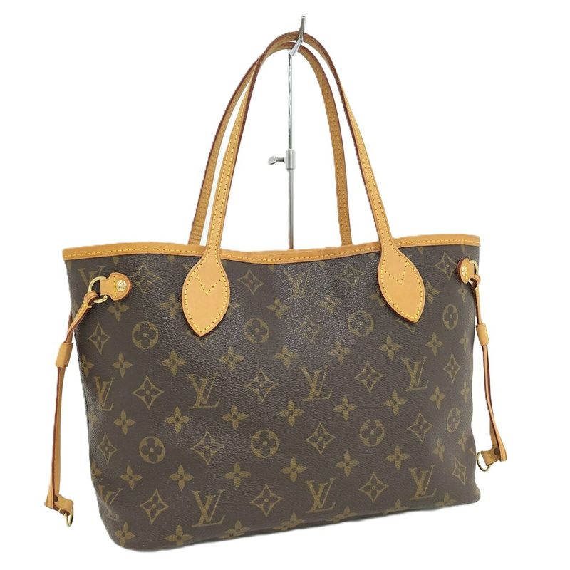 Louis Vuitton Neverfull PM Tote Bag Monogram Brown M40155