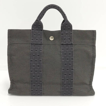 Hermes Her Line Tote PM Tote Canvas Gray